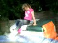 me n sarah on tramp again w00p
