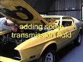 first startup 73 mach1 mustang (extented version)
