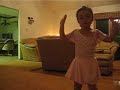 Linda dancing like a Ballarina