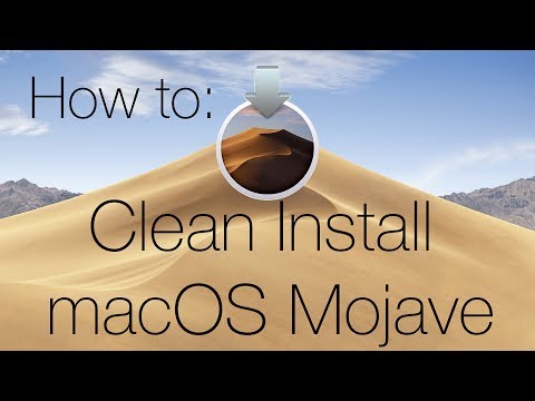How to: Clean install macOS Mojave