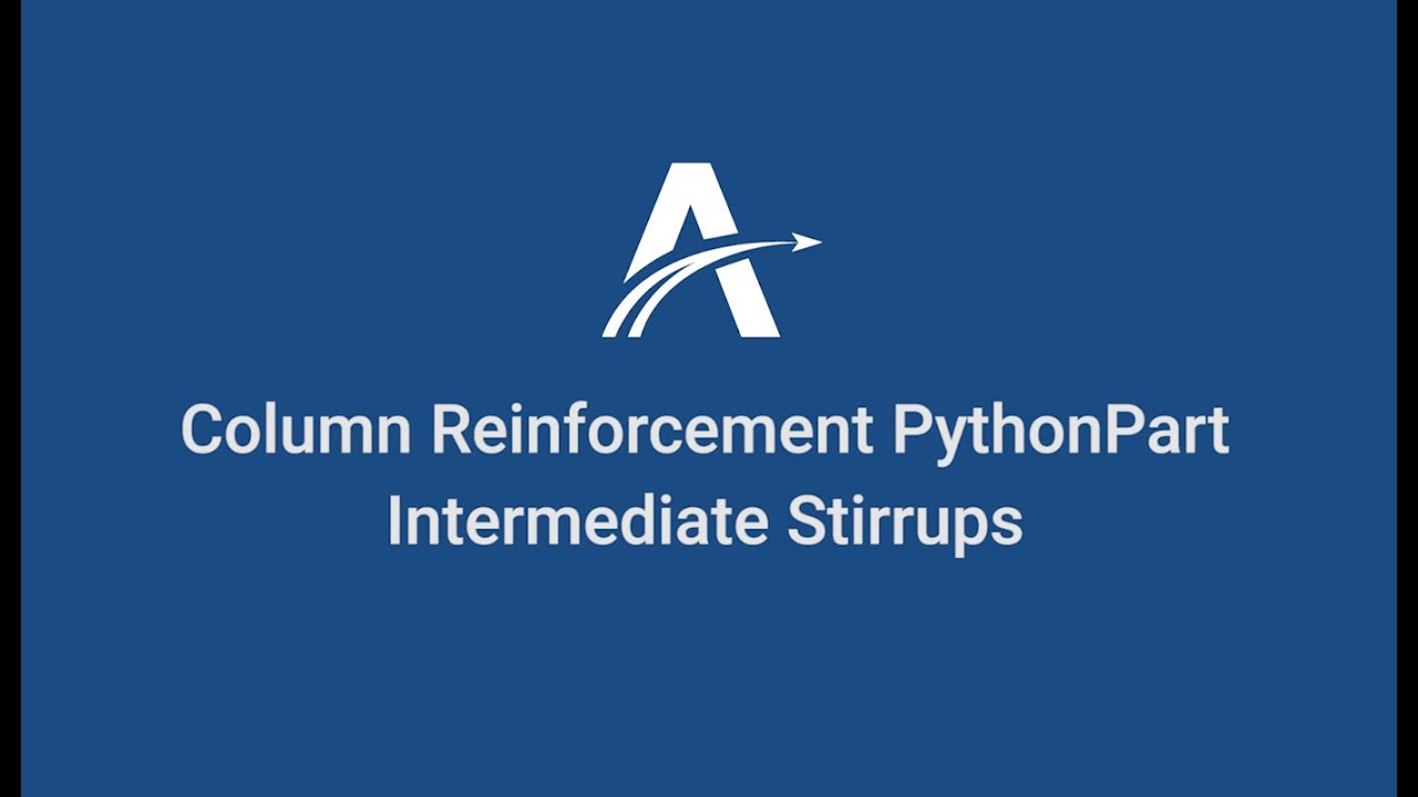 10. Intermediate Stirrups | Column Reinforcement Python Part in ALLPLAN