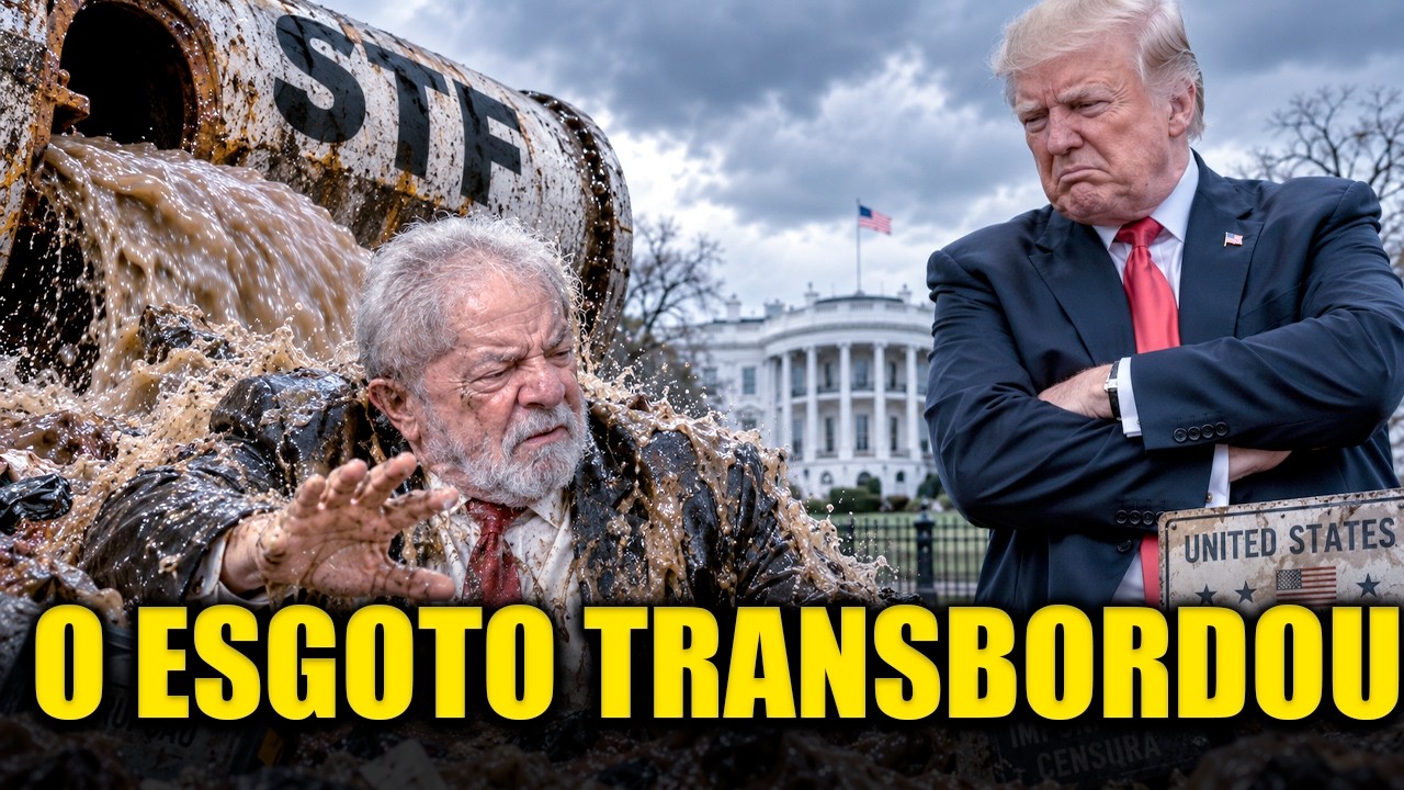 O esgoto do STF VAZA NOS EUA e Lula ENGOLE TUDO