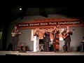 rhonda vincent and the rage (kenny ingram, hunter berry, mickey harris and darrell webb) performing 