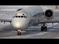 【Full HD】 雪の旭川空港 JAL MD-90 Takeoff Snow Operation's @Asahikawa