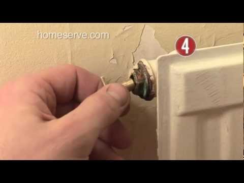 how to bleed the radiators in a house