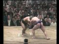Chiyonofuji vs. Asahifuji : Aki 1988