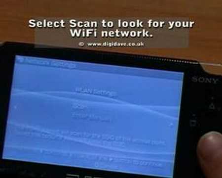 how to set wlan on psp