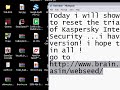 How to reset Kaspersky Internet Securty Trial Version How to reset Kaspersky Internet Securty Trial Version