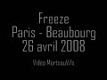 freeze (flash mob) organis� sur le parvis de beaubourg (centre georges pompidou) � paris le samedi 26 avril 2008 de 17h � 17h40