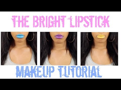 how to wear purple lipstick