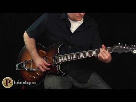 reverend - http://proguitarshop.com/reverend-tricky-gomez-satin-3-tone-burst.html This is the Tricky Gomez from Reverend guitars. Borrowing the double cutaway ele...