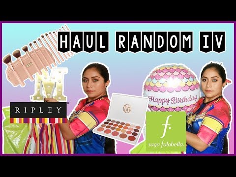 HAUL RANDOM IV / Maquillaje BH COSMETIC Ropa FALABELLA RIPLEY