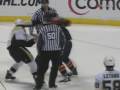Sidney Crosby vs Keith Ballard Apr 5, 2009