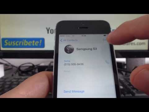 how to remove contacts from iphone
