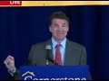 Scotch? Roofies? Muscle relaxants? Your guess is as good as mine. The Texas governor is loopy as a jaybird in this New Hampshire address. Great campaign, buddy. thumpandwhip.com