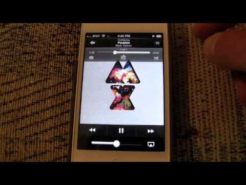 enable itunes match - Now when you tap to play a song, it begins playing, and you still have the option to download it. With iOS 6, you can choose to just listen right now with an...