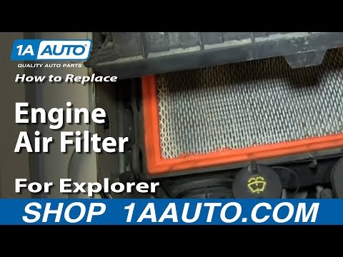 How To Replace Engine Air Filter 2002-10 For Explorer Mercury Mountaineer