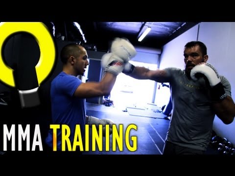 MMA training with Dean Lister - Improving boxing technique