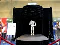 Robot from Toyota playing the trumpet