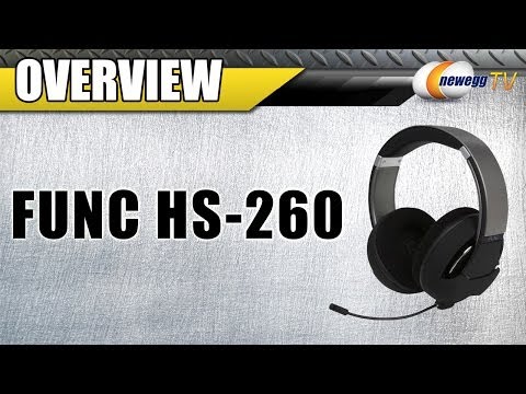 Func HS-260 3.5mm Connector Circumaural Gaming Headset Overview - Newegg TV