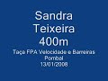 sandra teixeira 2 ª lugar 400m em espinho   fevereiro 2008