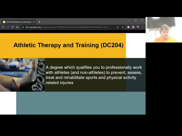 Physical Education with Biology - (2) DC205 