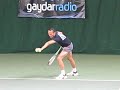 The gayest tennis serve