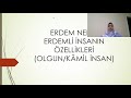 Erdemli İnsanın Özellikleri (24.09.2020)