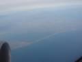 VUELING VLC-BCN 140107 Sobrevolando el Delta del Ebro