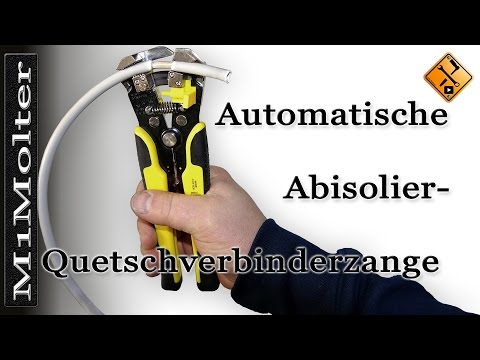 Automatische - Abisolierzange / Quetschverbinderzange erklärt von M1Molter