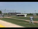Chris Blevins pitching against Raytown