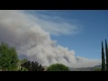 Station Fire plume timelapse, August 29, 2009