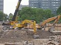 Komatsu und Liebherr Komatsu und Liebherr