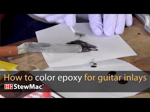 how to dye epoxy black