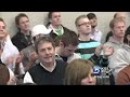 Mitt Romney Visits APX Alarm, Talks jobs and gets a Mitt '12 Bumper Sticker from a Supporter
