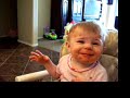 Ashlynn wearing her food