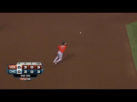 Video: Coghlan makes an impressive diving stop, throws for force