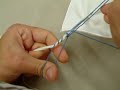 Radzyn/Chabad Tekhelet Tying Method