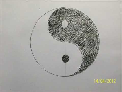 how to draw yin yang yo
