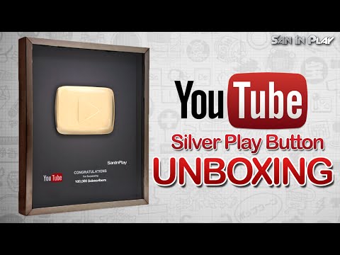 UNBOXING ESPECIAL - Silver Play Button prêmio pelos +100 Mil inscritos!