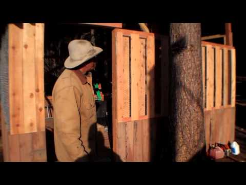 Wood Shed Construction, Montana Style