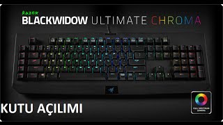 Razer Blackwidow Ultimate Chroma Kutu Açılımı 