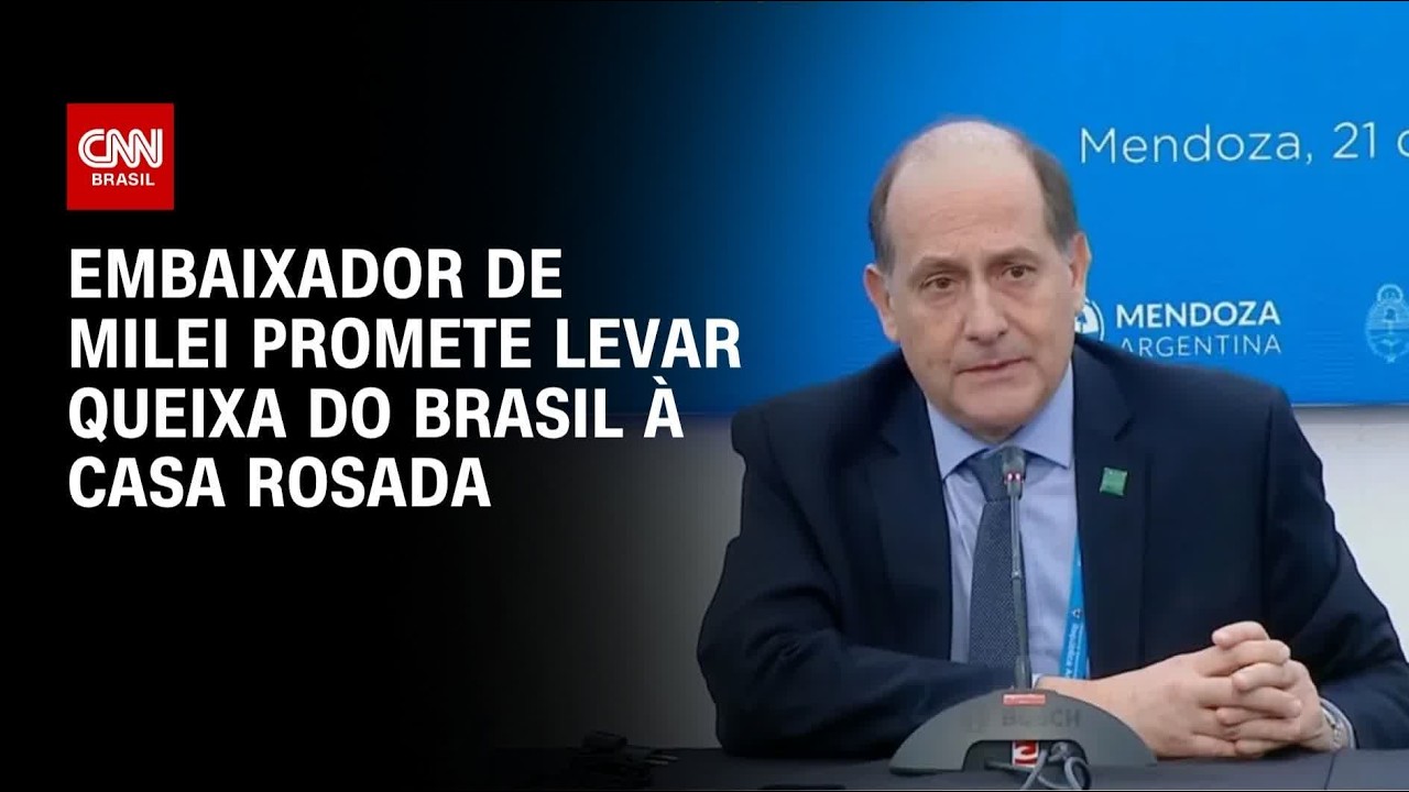 Embaixador de Milei promete levar reclamação do Brasil à Casa Rosada | BASTIDORES CNN