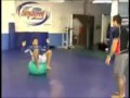 Andre Galvao and Leo Vieira Exersize Ball Training