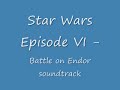 this is the music from the forest battle when the ewoks and the rebels are fighting the imperial troops on endor. this comes from star wars episode vi: return of the jedi. this music is composed by john williams. enjoy! ~all audio used in this video is the property of its respective owners. this video is not for profit.
