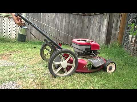 how to drain fuel from a lawnmower