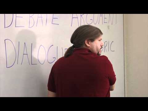 Storm Talks | Debate. Argument, Dialogue, Rhetoric. What's the Difference?
