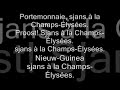 Jovink - Sjans � la Champs-�lys�es