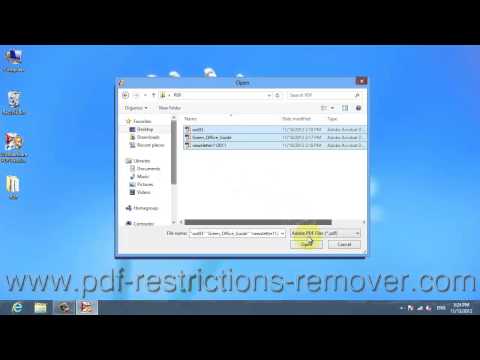 how to remove pdf password free