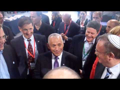 Meeting with Nasa Head at the Israeli Space Convention
